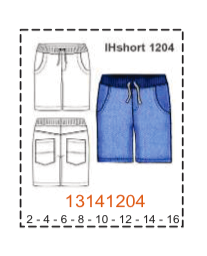 MOLDE SHORTS NIÑO - Imagen 14