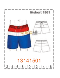 MOLDE SHORTS NIÑO - Imagen 18