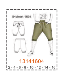 MOLDE SHORTS NIÑO - Imagen 22
