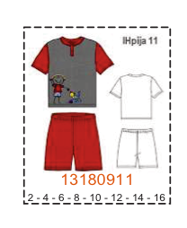 MOLDE PIJAMAS NIÑO - Imagen 11