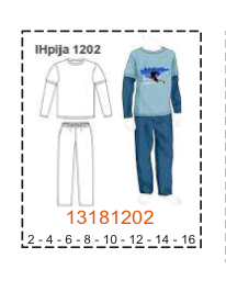 MOLDE PIJAMAS NIÑO - Imagen 13