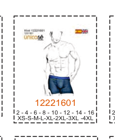 MOLDE ROPA INTERIOR NIÑO - Imagen 4