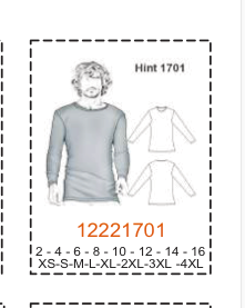 MOLDE ROPA INTERIOR NIÑO - Imagen 5