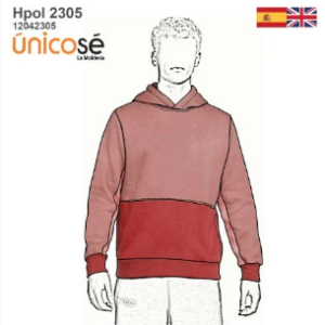 MOLDE POLERONES NIÑO - POLERON CORTES HOMBRE 12042305