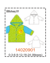 MOLDE CHAQUETAS BEBE