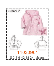 MOLDE PARKAS BEBE