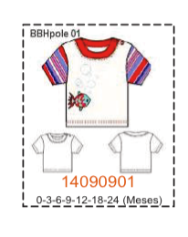 MOLDE POLERAS BEBE