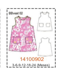 MOLDE VESTIDOS BEBE - Imagen 2