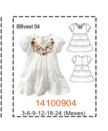 MOLDE VESTIDOS BEBE - Imagen 4