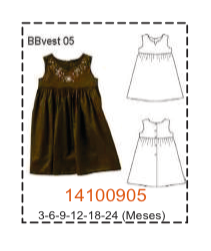 MOLDE VESTIDOS BEBE - Imagen 5