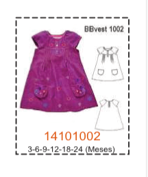 MOLDE VESTIDOS BEBE - Imagen 10