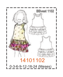 MOLDE VESTIDOS BEBE - Imagen 12