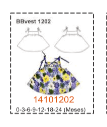 MOLDE VESTIDOS BEBE - Imagen 14