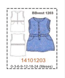 MOLDE VESTIDOS BEBE - Imagen 15