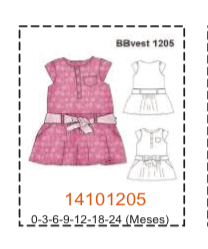 MOLDE VESTIDOS BEBE - Imagen 17