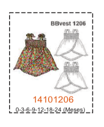 MOLDE VESTIDOS BEBE - Imagen 18