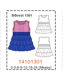 MOLDE VESTIDOS BEBE - Imagen 19