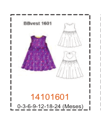 MOLDE VESTIDOS BEBE - Imagen 23