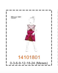 MOLDE VESTIDOS BEBE - Imagen 28