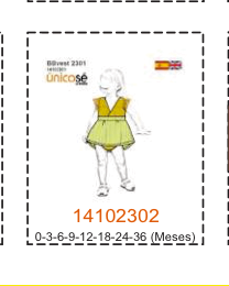 MOLDE VESTIDOS BEBE - Imagen 38