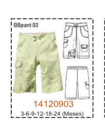 MOLDE PANTALONES BEBE - Imagen 3