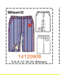 MOLDE PANTALONES BEBE - Imagen 8