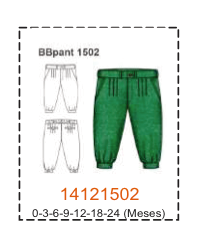 MOLDE PANTALONES BEBE - Imagen 14