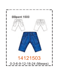 MOLDE PANTALONES BEBE - Imagen 15