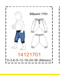 MOLDE PANTALONES BEBE - Imagen 17