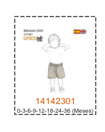MOLDE SHORTS BEBE - Imagen 6