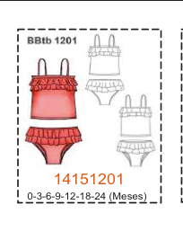 MOLDE TRAJE DE BAÑO BEBE - Imagen 3