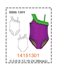 MOLDE TRAJE DE BAÑO BEBE - Imagen 4