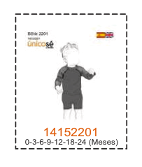MOLDE TRAJE DE BAÑO BEBE - Imagen 6
