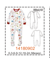 MOLDE PIJAMAS BEBE - Imagen 2