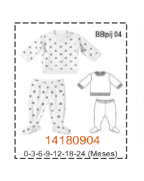 MOLDE PIJAMAS BEBE - Imagen 4