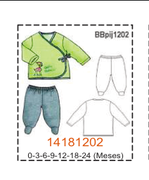 MOLDE PIJAMAS BEBE - Imagen 11