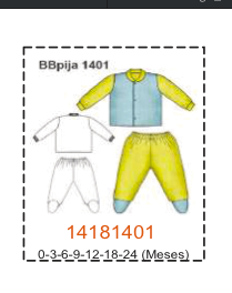 MOLDE PIJAMAS BEBE - Imagen 14
