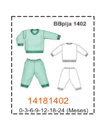 MOLDE PIJAMAS BEBE - Imagen 15
