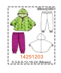 MOLDE CONJUNTOS BEBE - Imagen 16