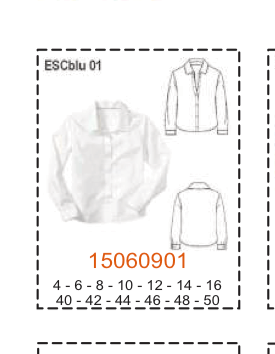 MOLDE ESCOLAR BLUSAS CAMISAS