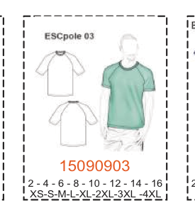 MOLDE ESCOLAR BLUSAS POLERAS