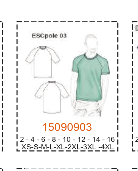 MOLDE ESCOLAR BLUSAS POLERAS