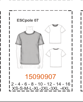 MOLDE ESCOLAR BLUSAS POLERAS - Imagen 3