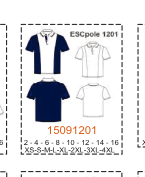 MOLDE ESCOLAR BLUSAS POLERAS - Imagen 13