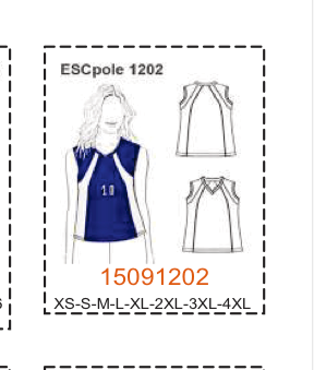 MOLDE ESCOLAR BLUSAS POLERAS - Imagen 14