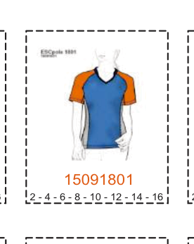 MOLDE ESCOLAR BLUSAS POLERAS - Imagen 21