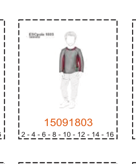 MOLDE ESCOLAR BLUSAS POLERAS - Imagen 23
