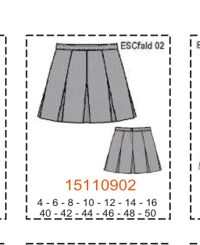 MOLDE ESCOLAR FALDAS - Imagen 42