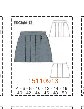 MOLDE ESCOLAR FALDAS - Imagen 8