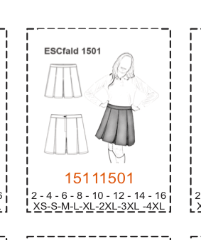 MOLDE ESCOLAR FALDAS - Imagen 22
